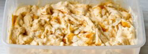 мороженое из хурмы с кардамоном и медом. Шаг 18