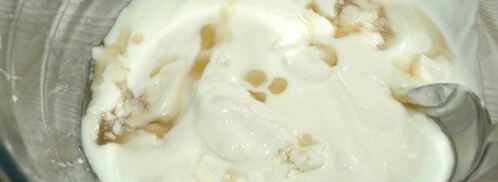 мороженое с кленовым сиропом и грецкими орехами. Шаг 2