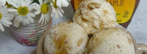 мороженое с кленовым сиропом и грецкими орехами. Шаг 7