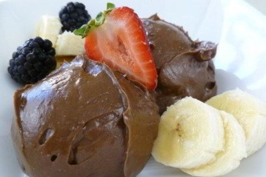 Рецепт шоколадное мороженое из авокадо