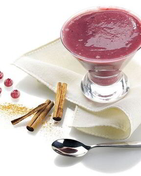 Клюквенный мусс