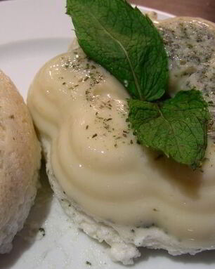 Легкий мятно-лимонный мусс-желе