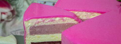 лимонно-клубничный муссовый торт. Шаг 31