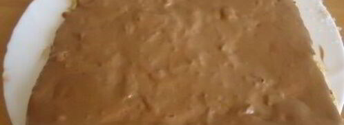 миндальный рулет с шоколадным муссом. Шаг 9