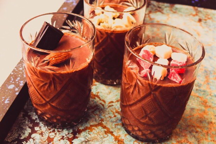 Рецепт мусс из горького шоколада