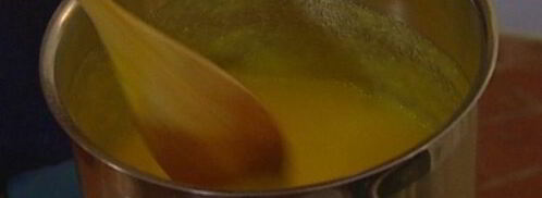 мусс из манго, йогурта и смородины. Шаг 3