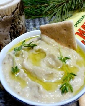 Мусс из запеченных баклажанов по-магрибски