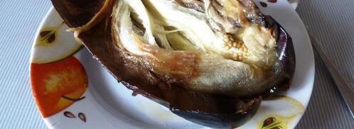 мусс из запеченных баклажанов по-магрибски. Шаг 2