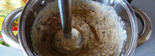 мусс из запеченных баклажанов по-магрибски. Шаг 3