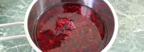 мусс клюквенный с манной крупой. Шаг 5