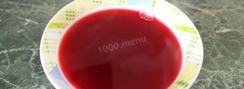 мусс клюквенный с манной крупой. Шаг 7