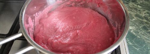 мусс клюквенный с манной крупой. Шаг 8