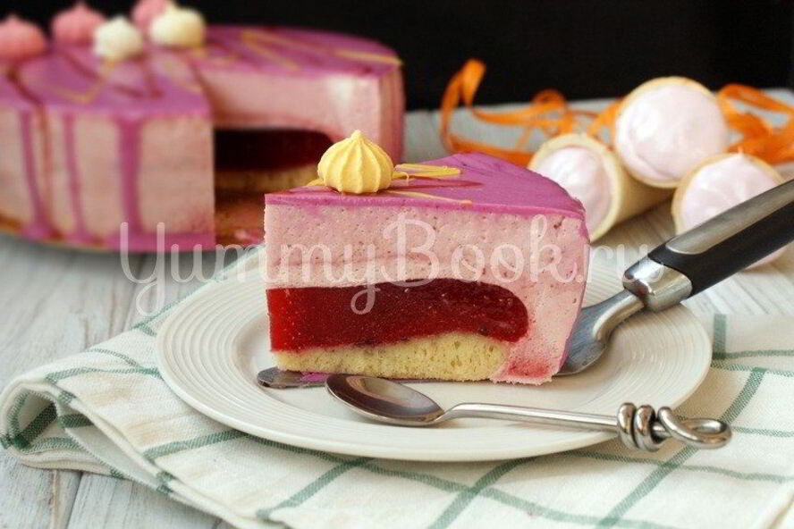 Рецепт муссовый клубничный торт