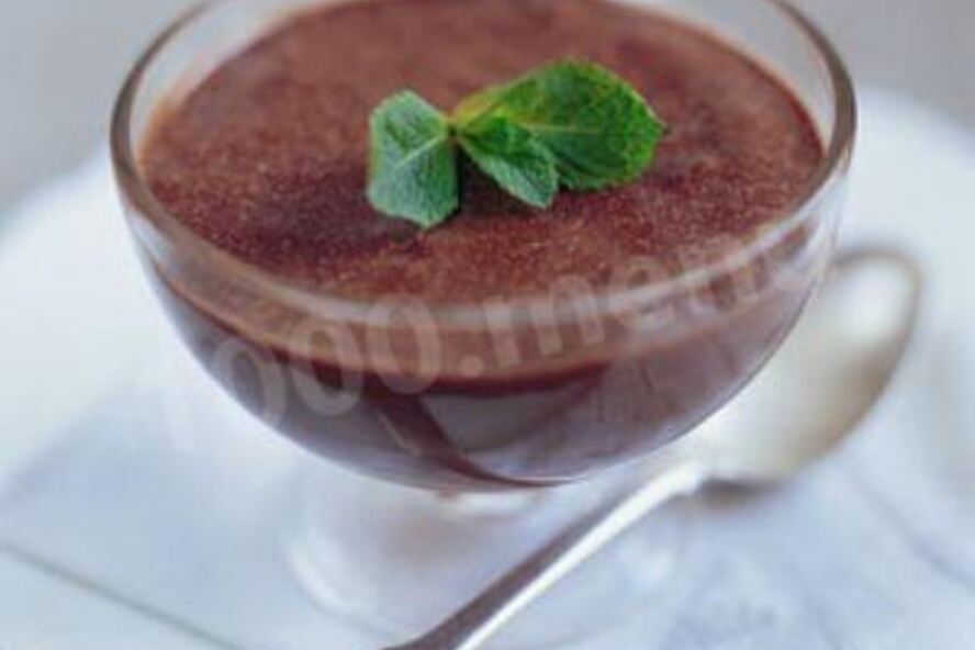 Рецепт мята шоколадный мусс