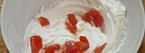 нежная говядина с муссом из кабачка и кремом из козьего сыра. Шаг 2