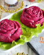 Пикантный свекольный мусс с селедкой