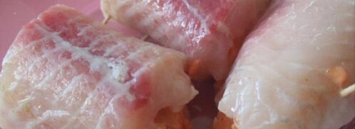 рыбные рулетики с рыбным муссом. Шаг 3