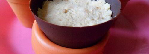 шоколадные стаканчики с черничным муссом и бисквитом. Шаг 11