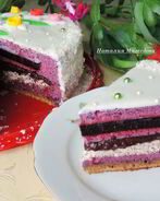 Торт-мусс Черничный каприз