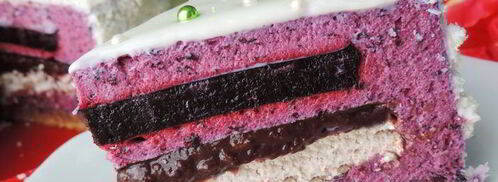 торт-мусс черничный каприз. Шаг 26