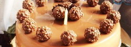 торт-мусс тирамису с зеркальной глазурью. Шаг 10