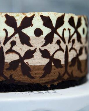 Торт-мусс Три шоколада