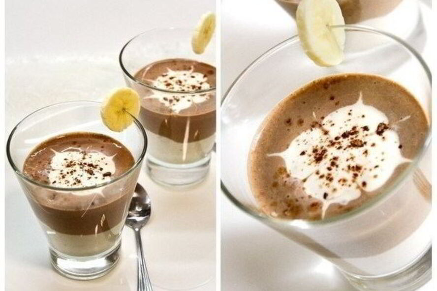 Рецепт творожно-банановый мусс для худеющих