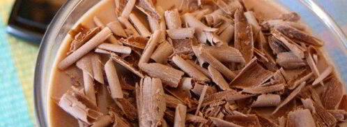 творожный мусс с ореховой нугой и шоколадным марципаном. Шаг 9