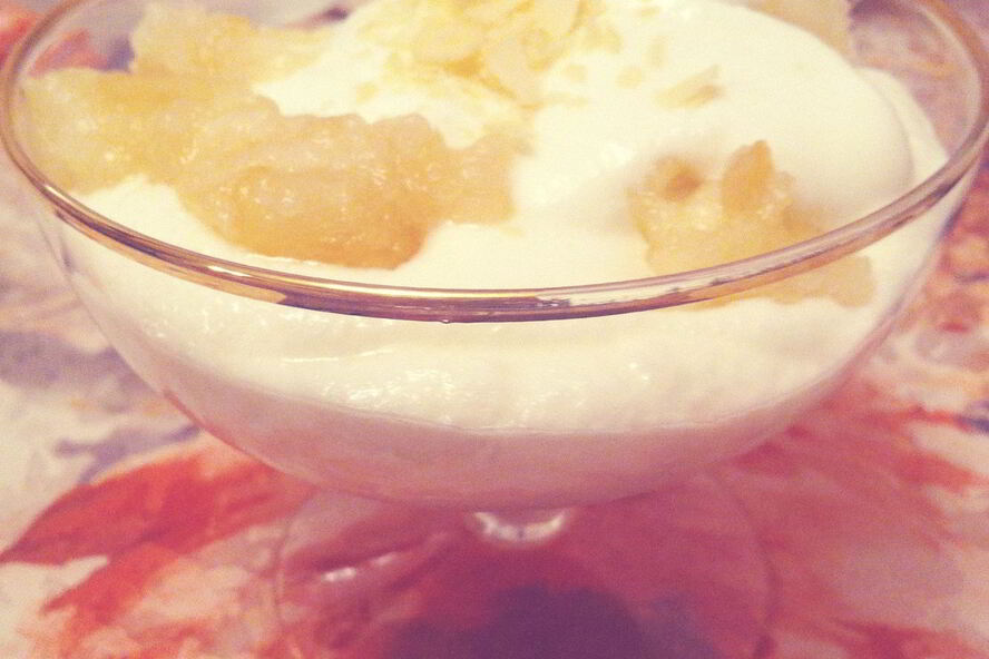 Рецепт творожный мусс с яблочным пюре