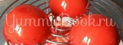 ванильный мусс в глазури. Шаг 4