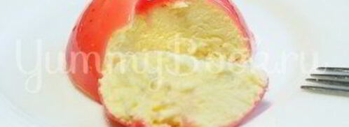 ванильный мусс в глазури. Шаг 5