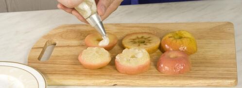 яблоки с лимонным муссом. Шаг 4