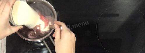 ягодный мусс с ежевикой и клюквой. Шаг 5