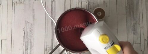 ягодный мусс с ежевикой и клюквой. Шаг 6