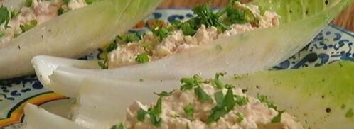 закуска из цикория с куриным муссом и тархуном. Шаг 6