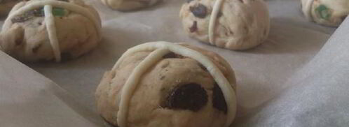 английские пасхальные булочки. Шаг 9