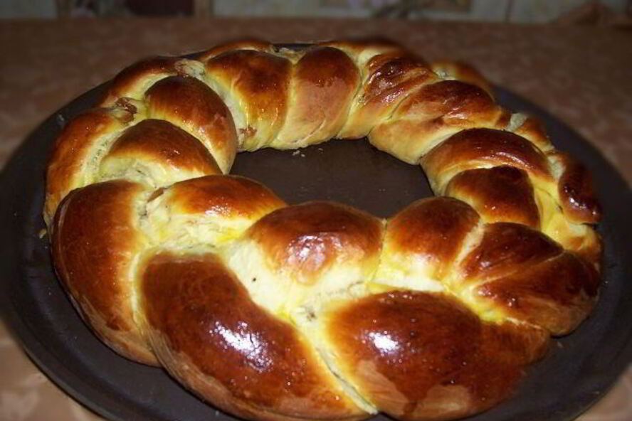 Рецепт ароматный пасхальный венок