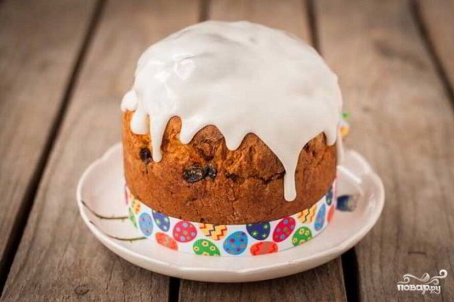 Рецепт глазурь для кулича нелипкая