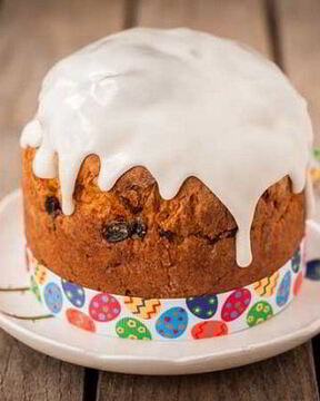 Глазурь для кулича нелипкая