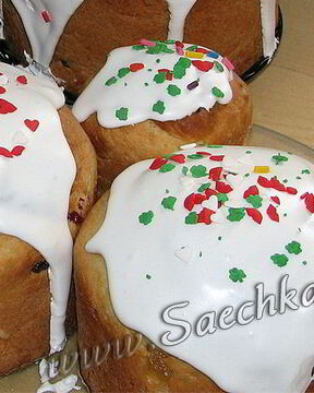 Глазурь для пасхального кулича