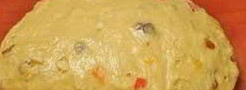 кулич с изюмом и цукатами. Шаг 5