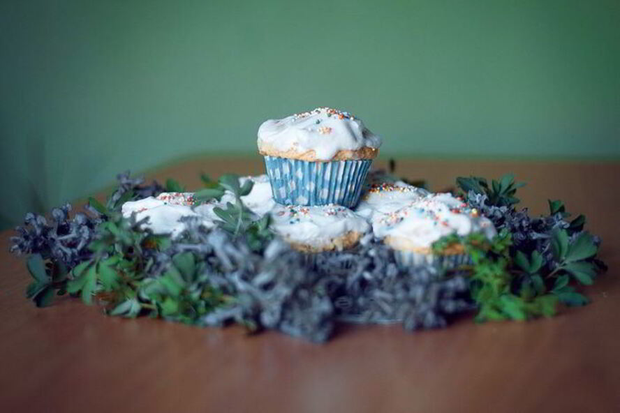 Рецепт куличи с миндалем и изюмом