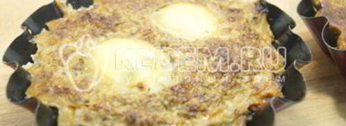 мясное суфле с яйцом пасхальное. Шаг 6