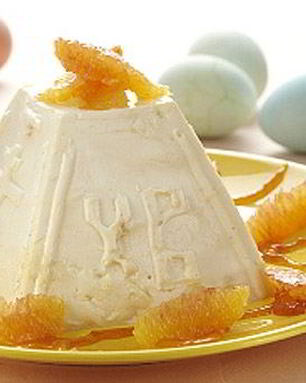 Пасха из рикотты с апельсином