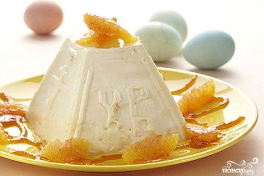 Рецепт пасха из рикотты с апельсином