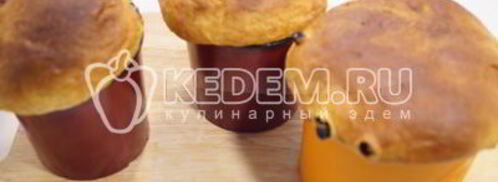 пасхальный кулич с изюмом. Шаг 7