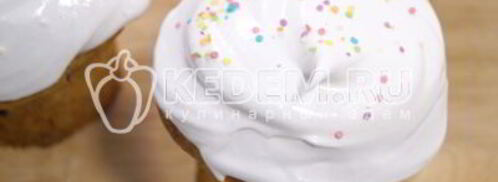 пасхальный кулич с изюмом. Шаг 9