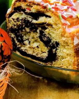 Пасхальный рулет с маком