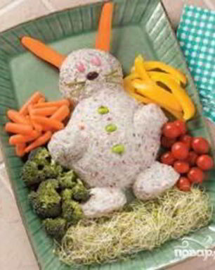 Пасхальный Заяц из сыра