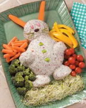 Пасхальный Заяц из сыра
